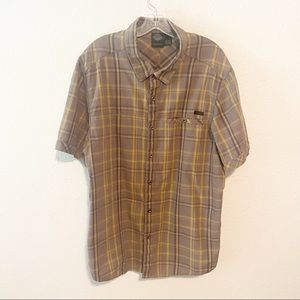 HARLEY-DAVIDSON Mens Plaid Short Sleeve